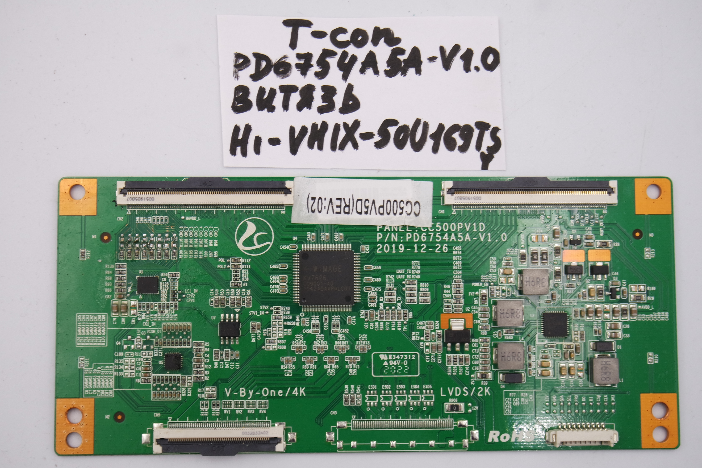 T-CON плата PD6754A5A-V1.0 Витязь HI-VHIX-50U169TSY фото 1