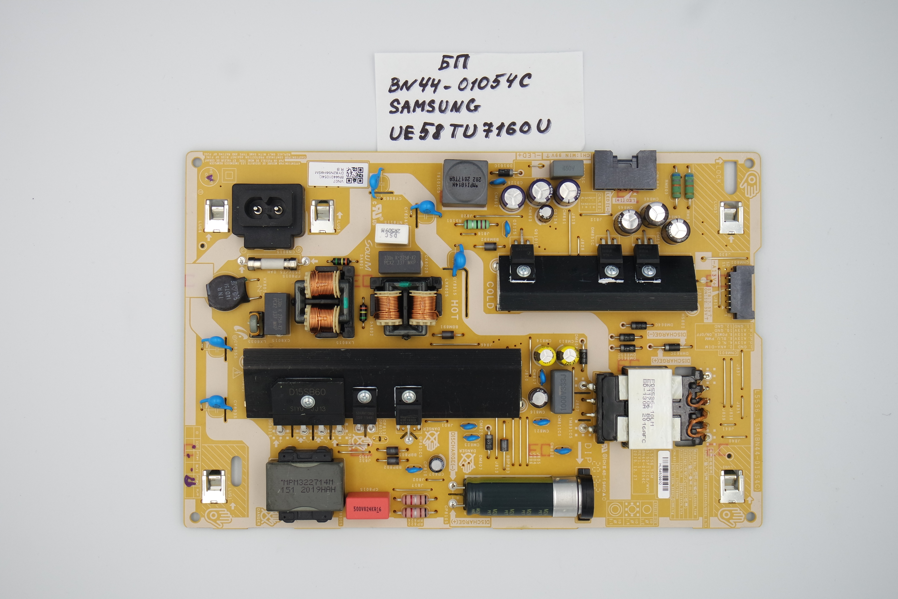 Блок питания  BN44-01054C Samsung UE58TU7160U фото 1