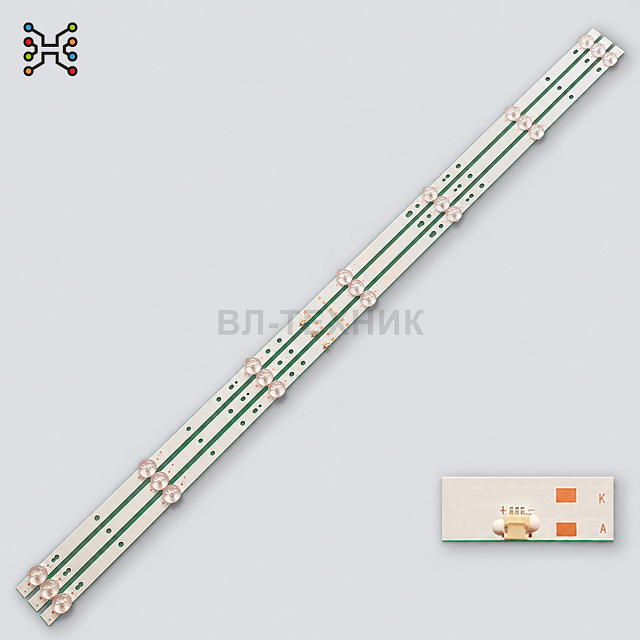 LED подсветка Xiaomi/Redmi 43" Xiaomi Redmi TV A43 / Redmi Smart TV A43 2020 / L43R6-A — BMTC43D07-Z