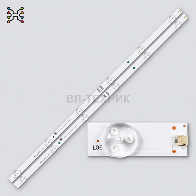 LED подсветка DEXP H32D8100H, Doffler 32CH59-T2 / 32DHS69, Vivax 32LE100T2S2, Hisense LED32N2000 / 3