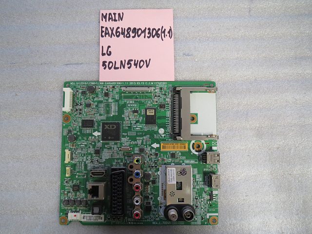 MAIN основная плата EAX648901306 (1.1) LG 50LN540V