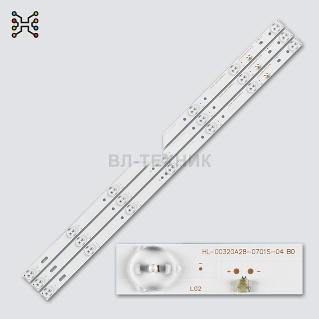 LED подсветка BBK 32LEM-1007 / 32LEM-1009 / 32LEX-5009 / DEXP H32B7000E / H32B7000K / JVC LT-32DE75