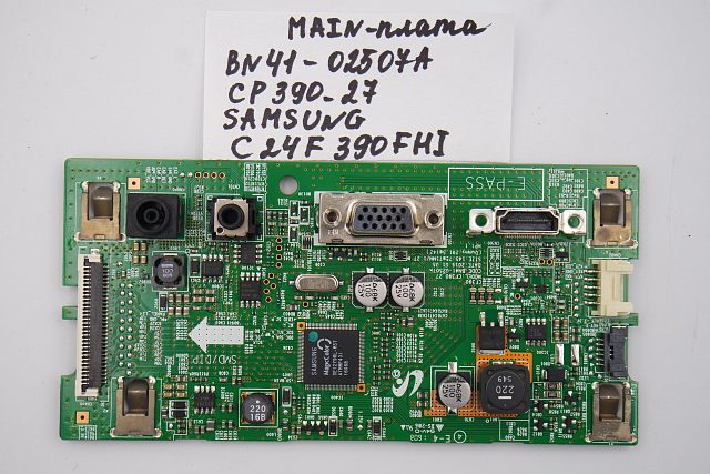 MAIN основная плата BN41-02507A CP390_27 Samsung C24F390FHI