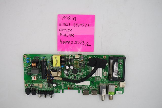MAIN основная плата 40MT21-184HP273-002150 Philips 40PFS5073/60