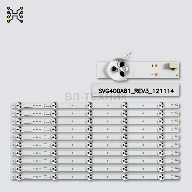 LED-подсветка SVG400A81_REV3_121114 для Sony KDL-40R470A, KDL-40R473A, KDL-40R450A, S400DH1-3, 40″