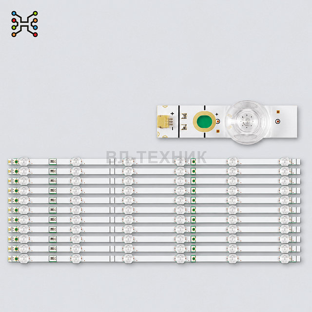 LED подсветка DEXP U65F8000H / U65E9000H / Hisense 65H6510G / 65H6570F / 65H6590F / 65H7000 / 65H770