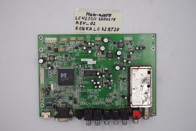 MAIN плата LC420S11 35011217 REV_02 KONKA LC 32BT20