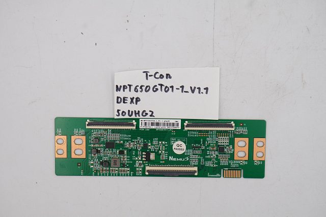 T-CON плата NPT650GT01-1_V1.1 DEXP 50UHG2