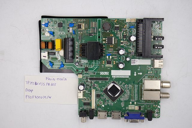 MAIN плата TP.MS3663S.PB805 DEXP F32F7000M/W