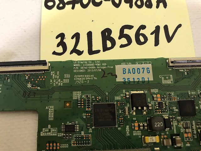 T-CON плата 6870C-0488A LG 32LB561V