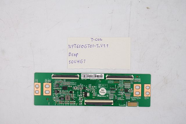 T-CON плата NPT650GT01-1_V1.1 Dexp 50UHG1