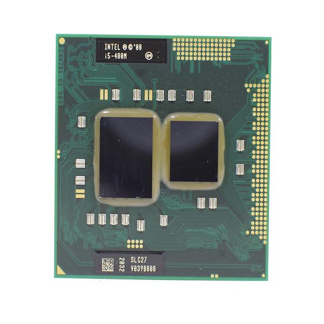 Процессор Intel Core i5-480M G1, 2,6 ГГц,2 ядра, 4 потока.