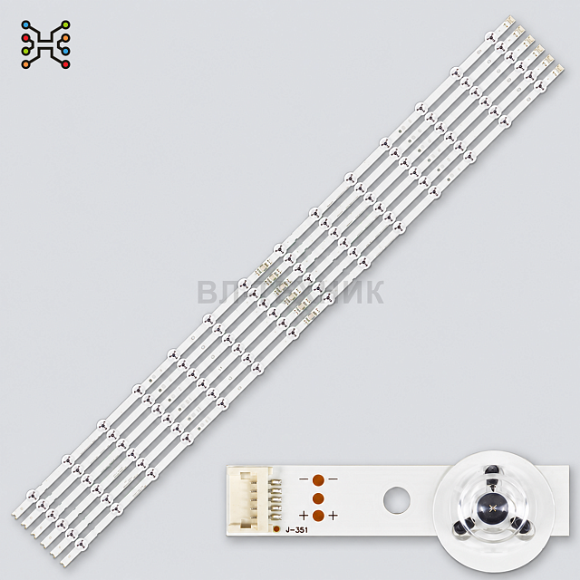 LED подсветка LG 55LB671V / 55LB675V / 55LB690V / 55LB700V / 55LB720V / 55LB730V - 55 V14 Slim DRT R