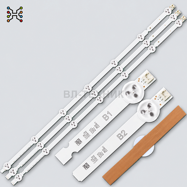 LED подсветка LG 32LN540V / 32LN570V / 32LA620V / 32LN613V — ROW2.1 A1/B1, 6916L-1204A/1426A, 3 план