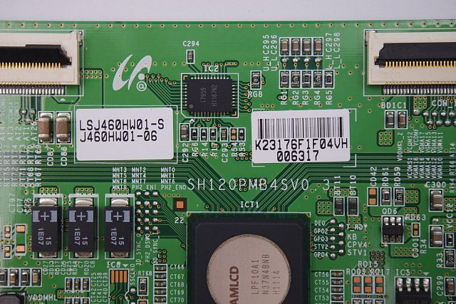 T-CON плата SH120PMB4SV0.3 Samsung UE46D6510WS