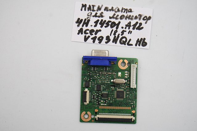 MAIN плата для монитора 4H.14501.A12 ACER18,5" V193HQL HB