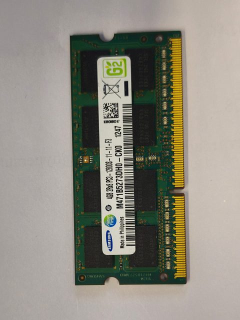 Оперативная память Samsung 4GB DDR3 1600MHz SO-DIMM M471B5273DH0-CK0 для ноутбука