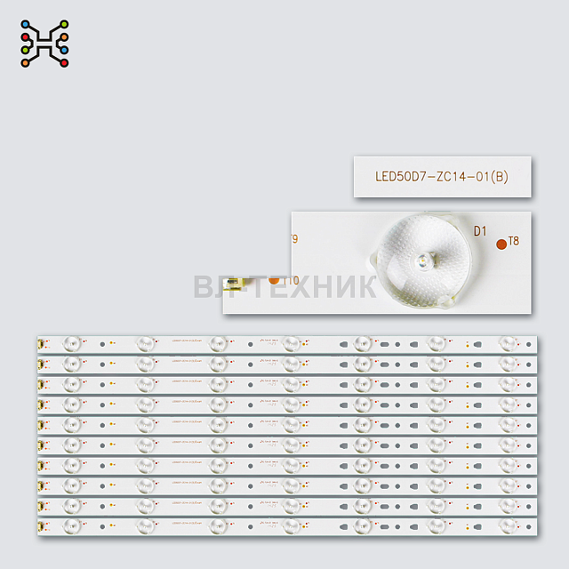 LED подсветка JVC LT-50M640 / LT-50M645 / LT-50E73 / Haier LED50A900 / LD50U3000 / LD50ME7000 / Lead
