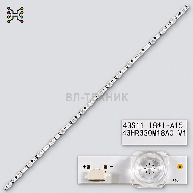 LED подсветка TCL 43P630 / 43P631 / 43P632 / 43P633 / 43P634 / 43P635 / 43P636 / 43P637 / 43P638 / 4