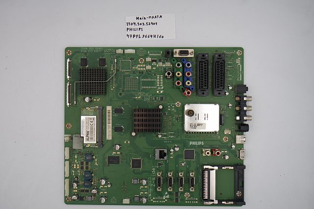 MAIN основная плата 3104.303.52401 Philips 47PFL9664H/60