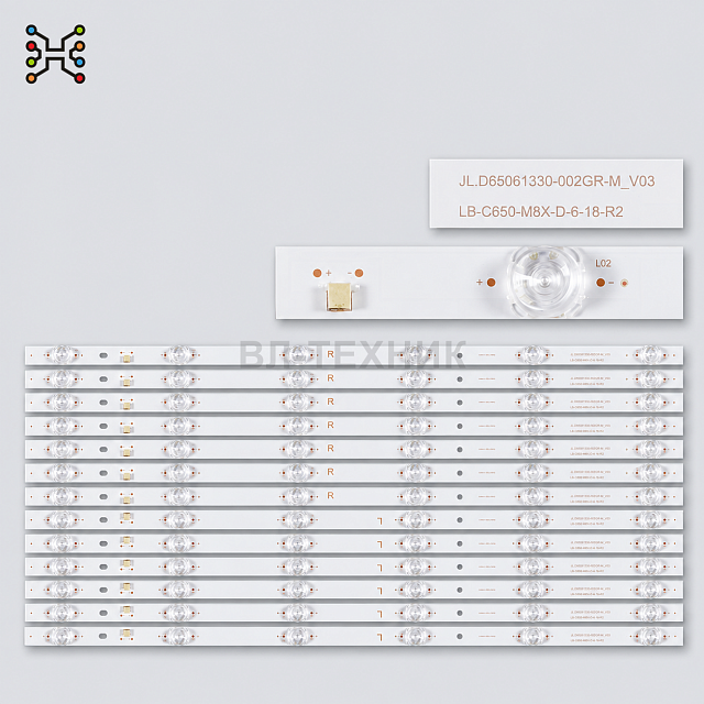 LED подсветка Philips 50PUT6400 / 50PUH6400 / 50PFT4509 / 50PFT5300 / 50PFT6510 / 50PFH4009 / 50PFH4