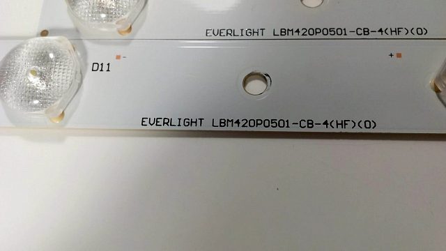 LED подсветка EVERLIGHT LBM420P0501-CB-4(HF)(0). Б.У