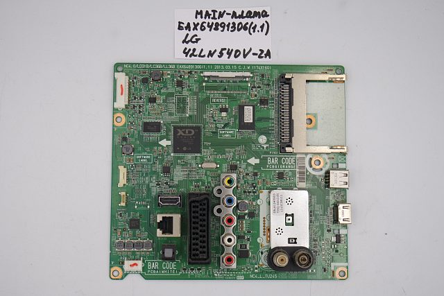 MAIN основная плата EAX64891306 (1.1) LG 42LN540V-ZA
