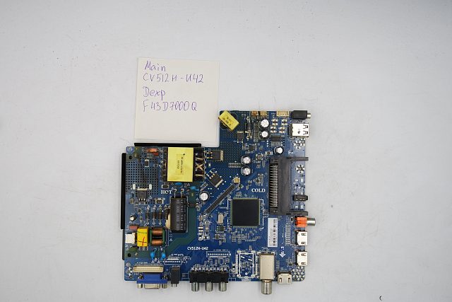 MAIN основная плата CV512H-U42 Dexp F43D7000Q