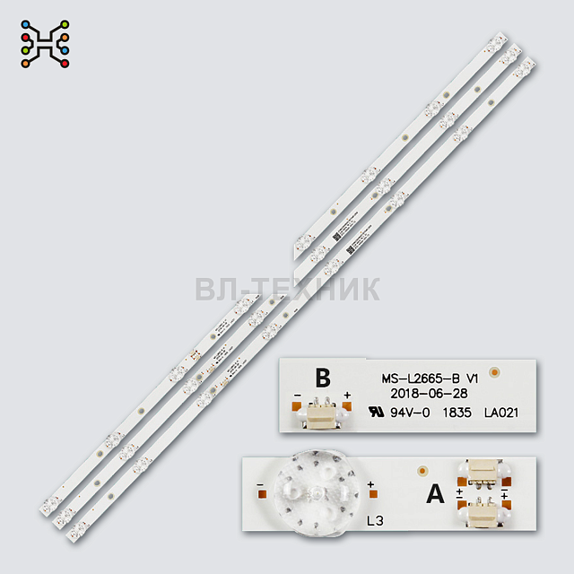 Комплект Direct LED-подсветки для 40" телевизоров Aiwa, BBK, Hi, Mirta, Satelit, Starwind