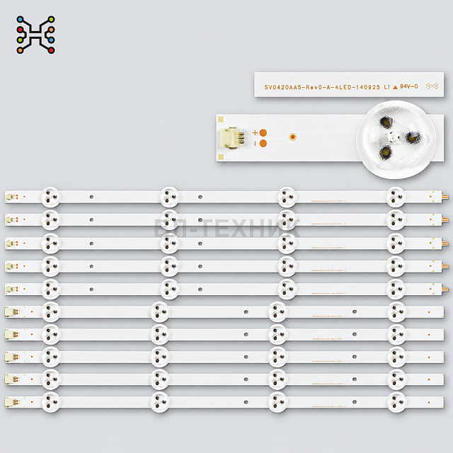 LED подсветка Panasonic TX-42A400B TX-42AS500E TX-42ASR600 TX-42AS520B TX-42ASW504 TX-42AW404 LG 40L
