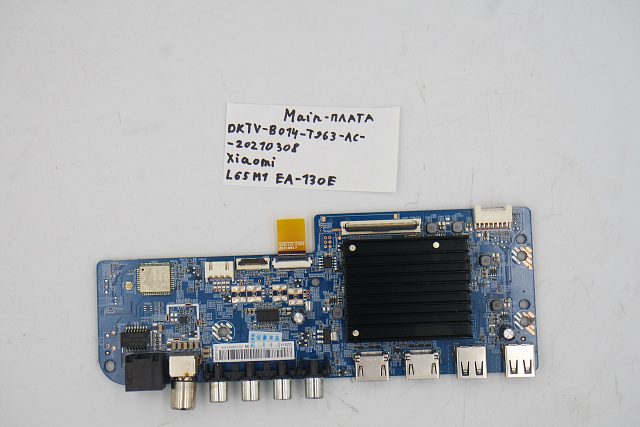 MAIN основная плата DKTV-B014-T963-AC-20210308 Xiaomi L65M7-EA
