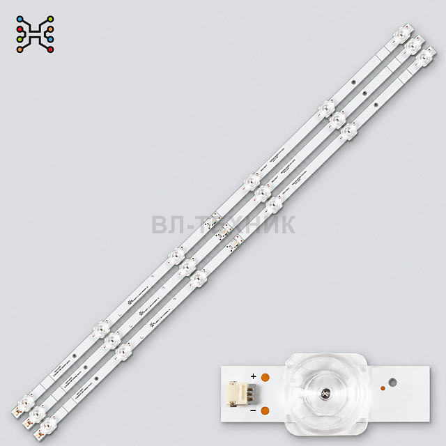 LED подсветка Doffler 40EFS67 / Sharp LC-40N5004U / Hisense 40E5600 / 40E5600EU / 40H4F / 40H4009 /