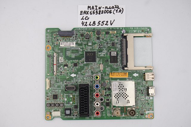 MAIN основная плата EAX65388006 (1.0) LG 42LB552V