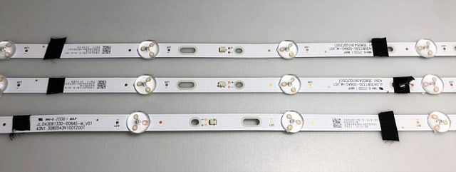 LED подсветка JL.D43081330-006AS-M_V01 43N1 3080543N10DTZ001. Б.У.