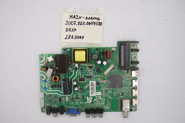 MAIN основная плата JUC7.820.00117550 Dexp 28A3000