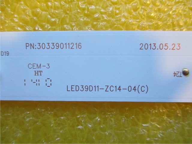 LED подсветка LED39D11-ZC14-04(C). Б.У