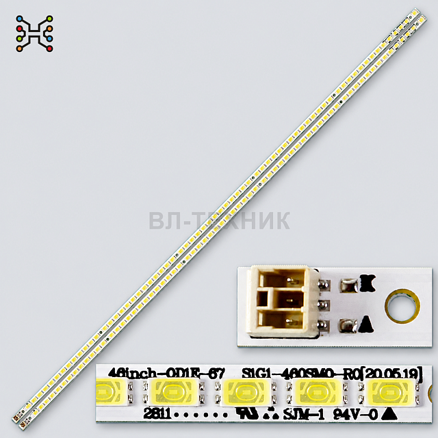 LED подсветка Sony KDL-46EX520 / KDL-46EX521 / KDL-46EX720, S1G1-460SM0-R0, LJ64-02858A
