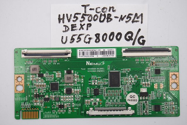 T-CON плата HV5500UB-N5M Dexp U55G8000Q/G