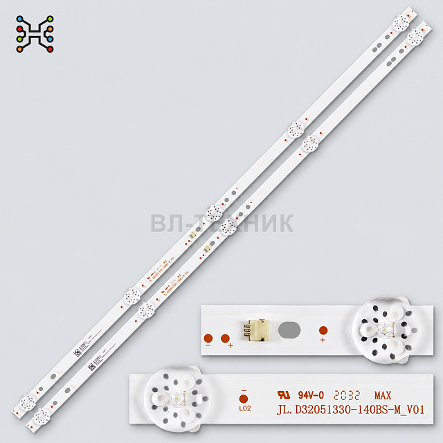 LED подсветка Erisson 32LM8020T2 / 32LX9000T2 / 32LEK81T2, Adler 32AE7700 / 32AE9900 / 32AE90S, BQ 3