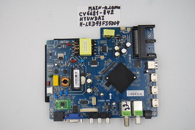 MAIN основная плата CV6681-H42 HYUNDAI H-LED43FS5004