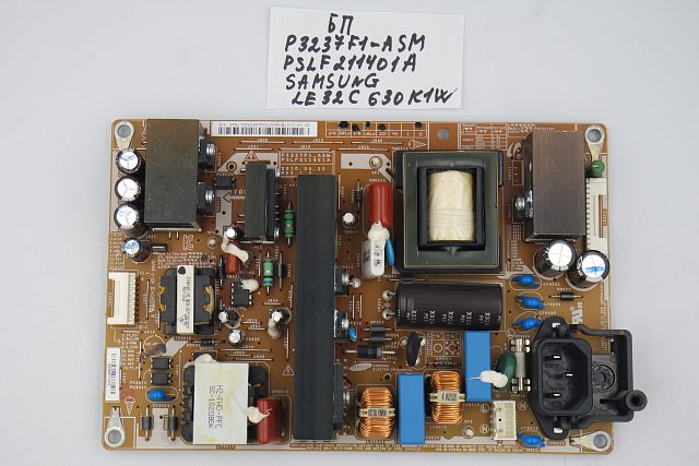 БП-плата P3237F1-ASM PSLF 211401A Samsung LE32C630K1W