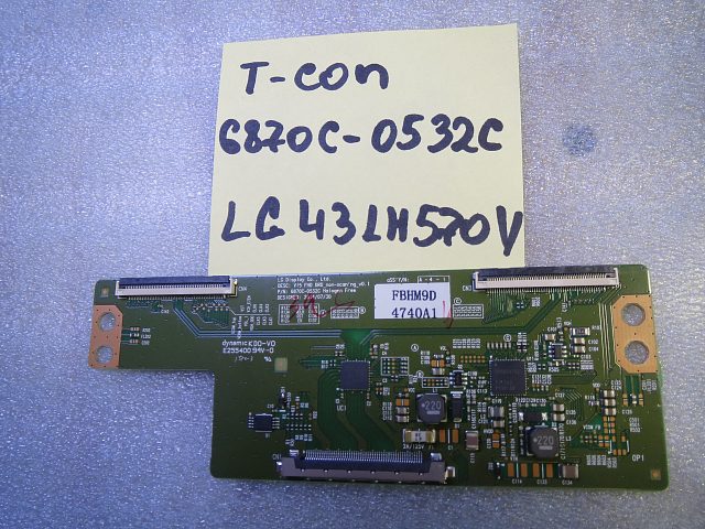 T-CON плата 6870C-0532C LG 43LH570V