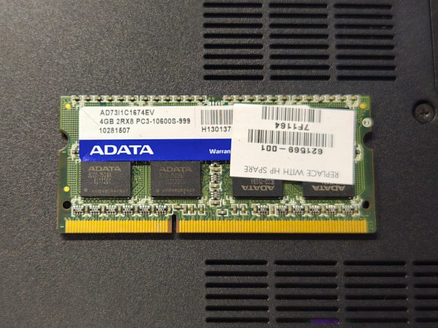 Оперативная память ADATA 4GB DDR3 1333MHz SO-DIMM AD7311C1674EV для ноутбука