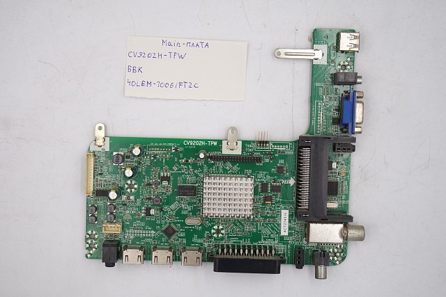 MAIN плата CV9202H-TPW BBK 40LEM-1006/FT2C