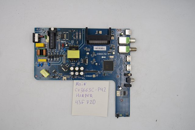 Основная плата (MAIN) CV3663C-P42 Harper 43F720T