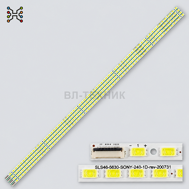 LED подсветка Sony KDL-46NX720 / KDL-46HX720 / KDL-46HX820 — SLED_2011YLT46_48_LD_L/R_REV0.1, SLS46-