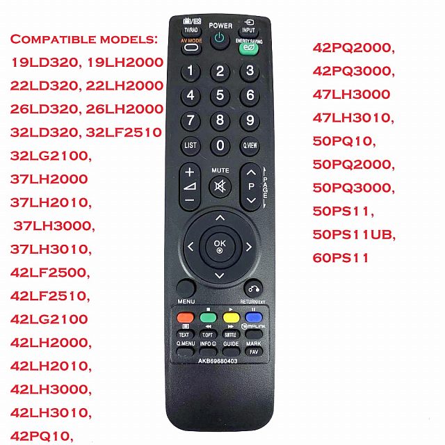 Пульт для телевизора LG AKB69680403