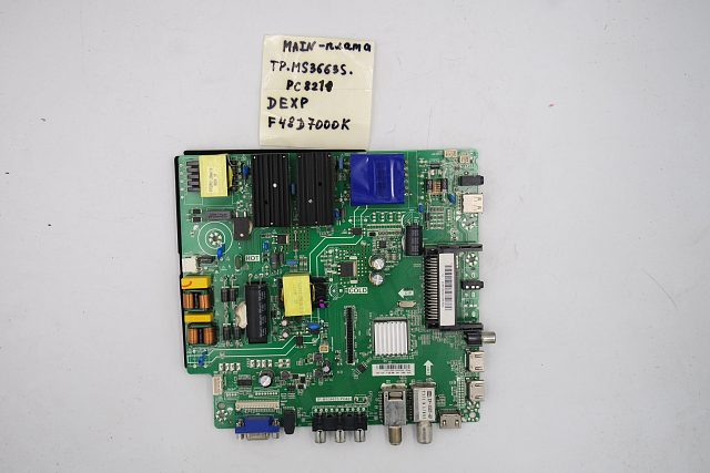 MAIN основная плата TP.MS3663S.PC821 Dexp F48D7000K