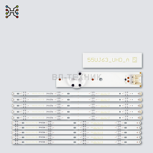 LED подсветка LG 55UJ6300-UA / 55UJ630 / 55UJ634T / 55UJ635T / 55UJ639V / 55LJ5500 / 55LJ610V / 55LV
