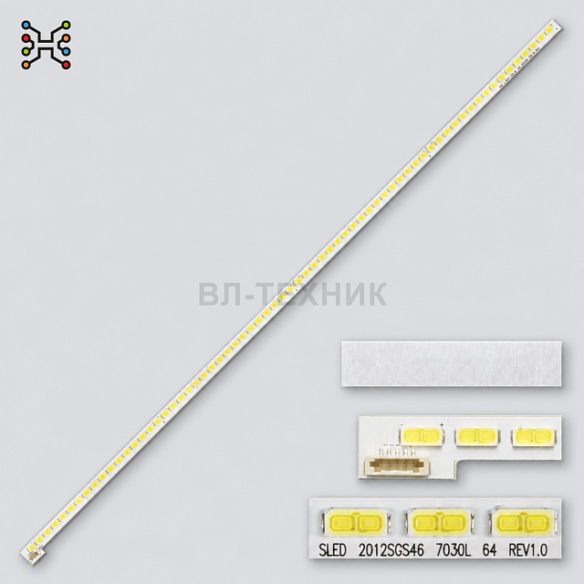 LED подсветка Philips 46PFL5507T 46PFL5527T 46PFL5007H 46PFL5007K 46PFL5537T Toshiba 46TL933 46TL963